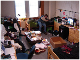 Talk About One 'Messy, Unorganized Room' Huh?!
